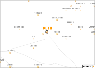 map of Peto