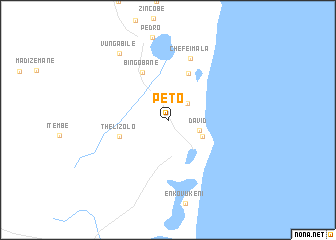 map of Peto