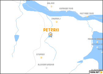 map of Petraki