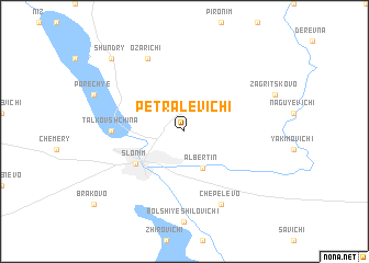 map of Petralevichi