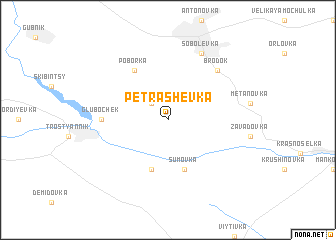 map of Petrashevka