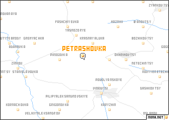 map of Petrashovka