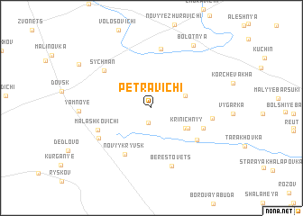 map of Petravichi