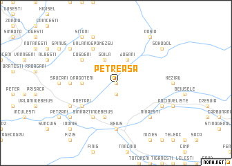 map of Petreasa