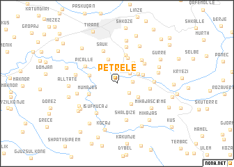 map of Petrelë