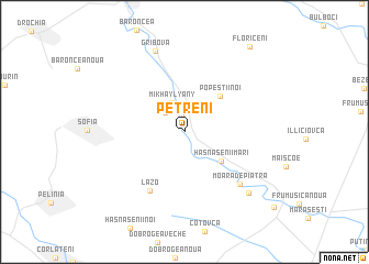 map of Petreni