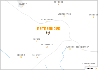 map of Petrenkovo