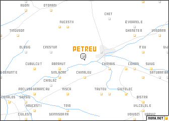 map of Petreu