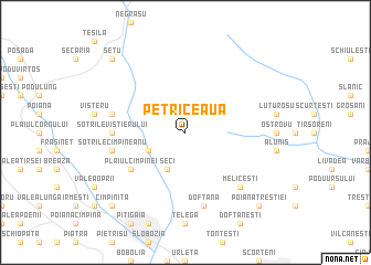 map of Petriceaua