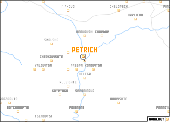 map of Petrich