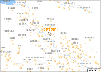 map of Petrići