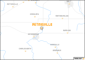 map of Petrieville