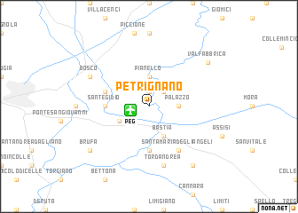 map of Petrignano