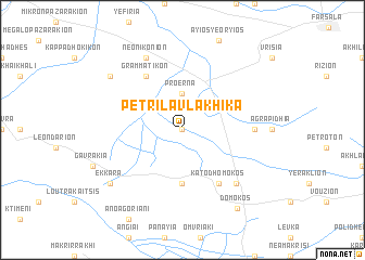 map of Petríla Vlákhika