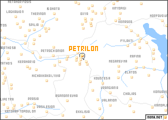 map of Petrílon