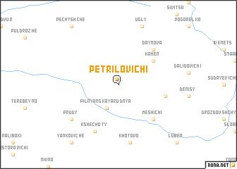 map of Petrilovichi