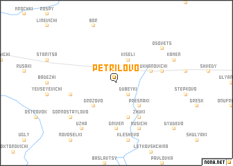 map of Petrilovo