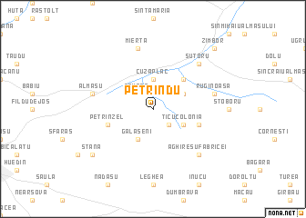 map of Petrindu