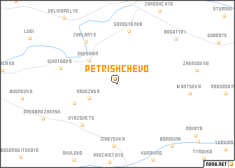 map of Petrishchevo