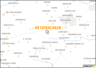 map of Petrishchevo