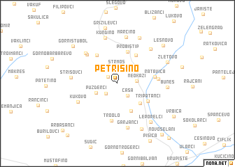 map of Petrišino