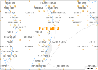 map of Petrişoru