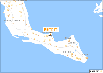 map of Petrití