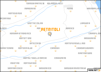 map of Petritoli