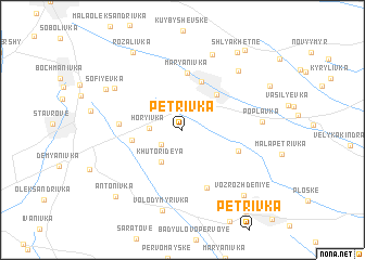 map of Petrivka