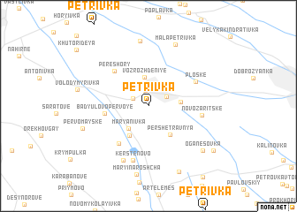 map of Petrivka