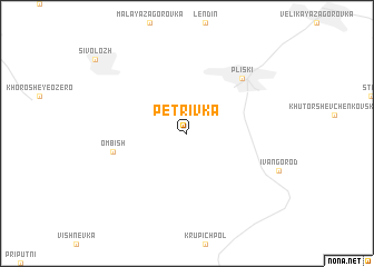 map of Petrivka