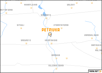 map of Petrivka