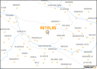 map of Petrlaš