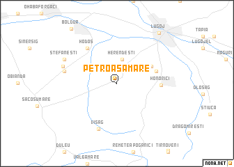 map of Petroasa Mare