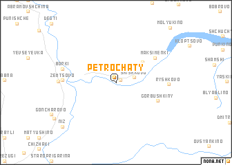 map of Petrochaty