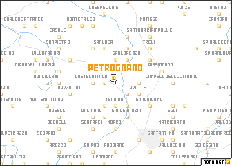 map of Petrognano