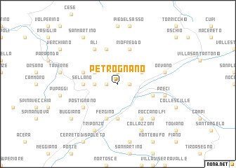 map of Petrognano