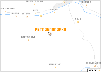 map of Petrogranovka