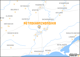 map of Petro-Khanzhonovka