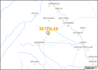 map of Petrólea