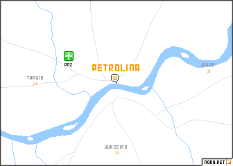 map of Petrolina