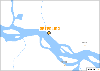 map of Petrolina