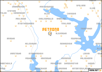 map of Petróna