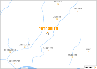 map of Petronita