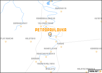 map of Petropavlovka