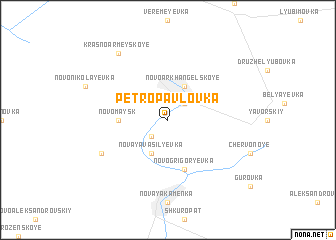 map of Petropavlovka