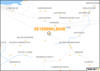 map of Petropavlovka
