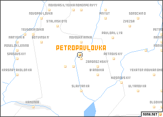 map of Petropavlovka