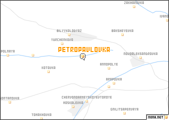 map of Petropavlovka