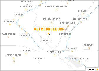 map of Petropavlovka